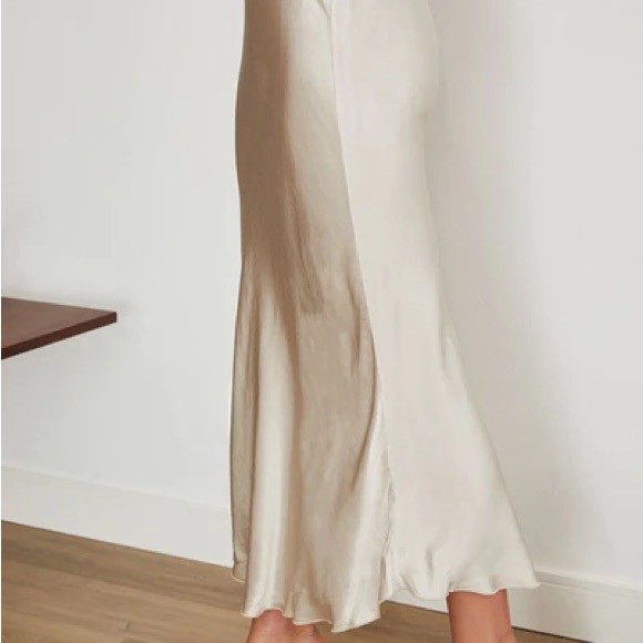 Jupe NYC Camilla Slip Skirt - Champagne - Picture 4 of 4